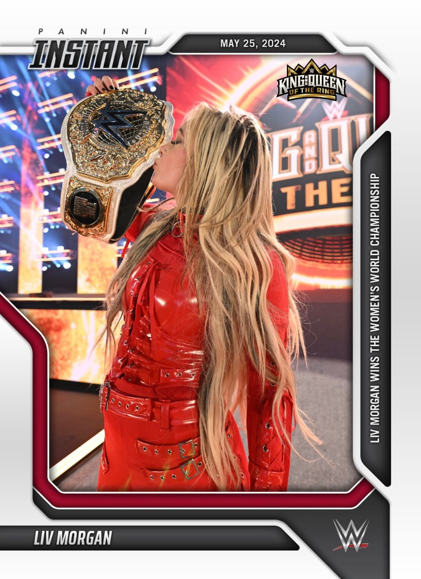 LIV Morgan – LIV Morgan Wins the Women’s World Championship trading card PW Catalog