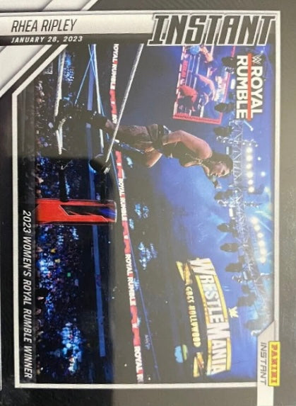 Rhea Ripley – 2023 Women’s Royal Rumble Winner trading card PW Catalog