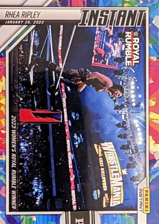 Rhea Ripley – 2023 Women’s Royal Rumble Winner trading card PW Catalog