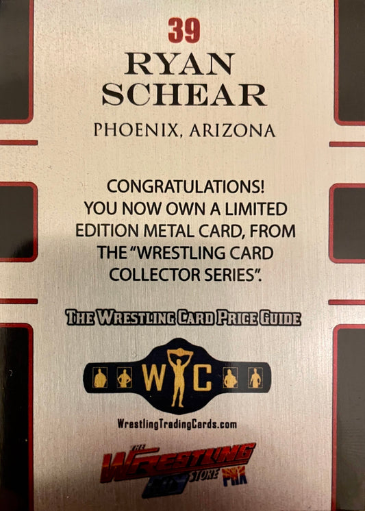 Ryan Schear trading card PW Catalog