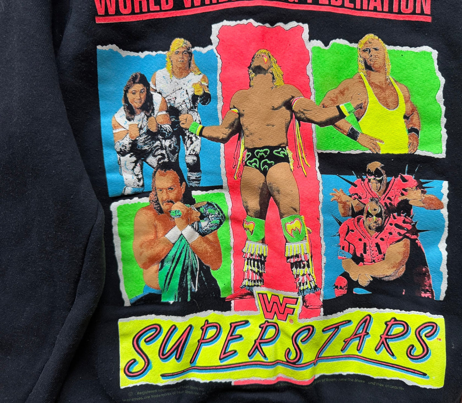 1991 WWF Superstars sweatshirt Pwcatalog