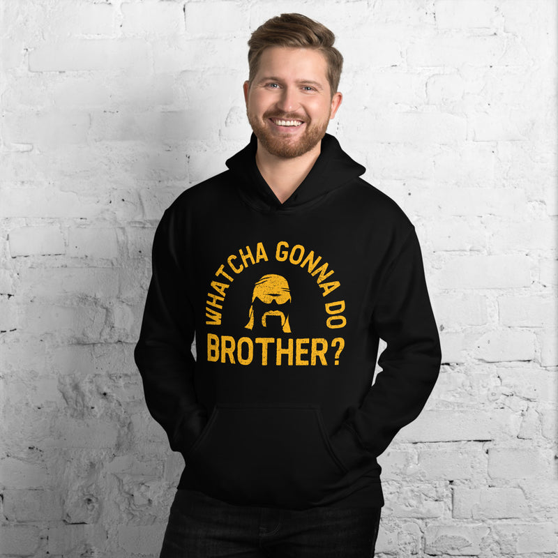 Hulk Hogan "Whatcha Gonna Do Brother?" Pullover Hoodie Sweatshirt