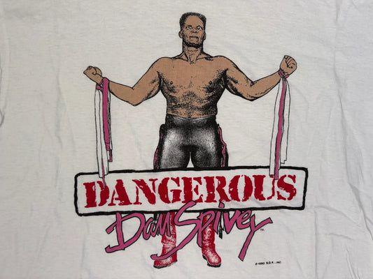 1990 UWF “Dangerous” Dan Spivey T-Shirt Pwcatalog