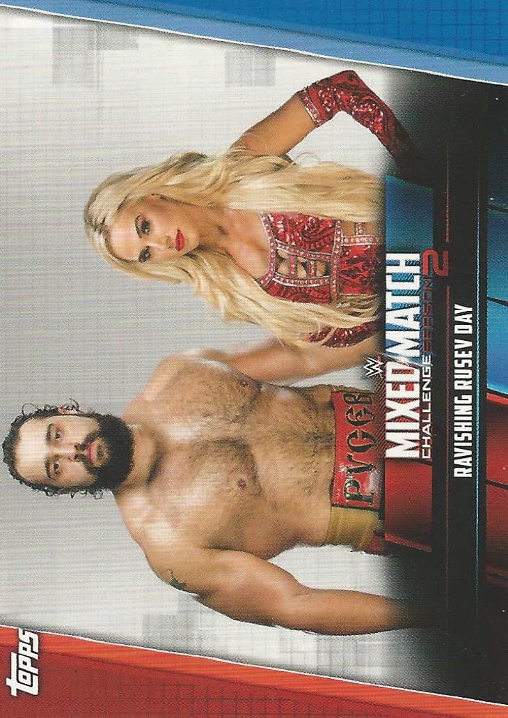 WWE Topps Women Division 2019 Rusev and Lana MMC-8 trading card PW Catalog