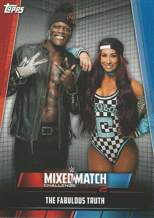 WWE Topps Women Division 2019 R-Truth and Carmella MMC-9 trading card PW Catalog
