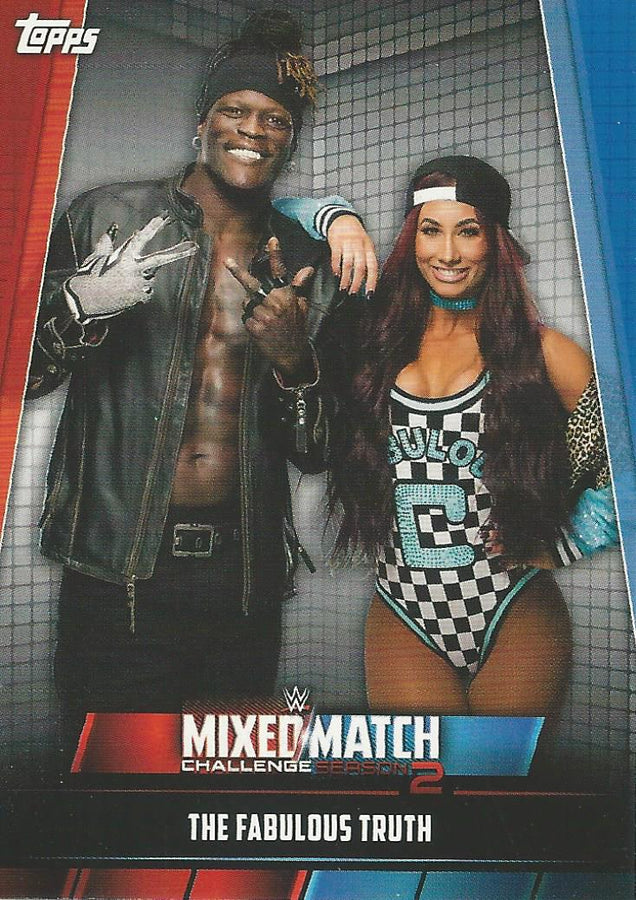 WWE Topps Women Division 2019 R-Truth and Carmella MMC-9 trading card PW Catalog