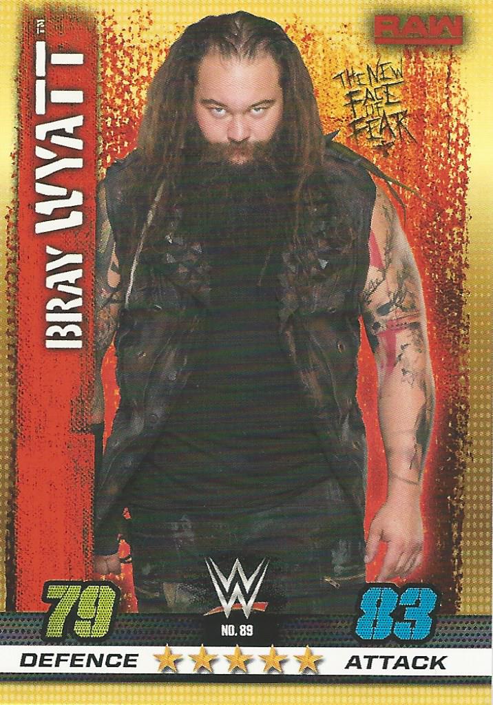 WWE Topps Slam Attax 10th Edition 2017 Bray Wyatt #89