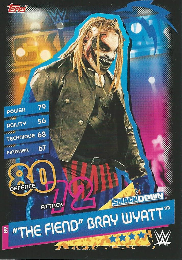 WWE Topps Slam Attax Reloaded 2020 "The Fiend" Bray Wyatt #89