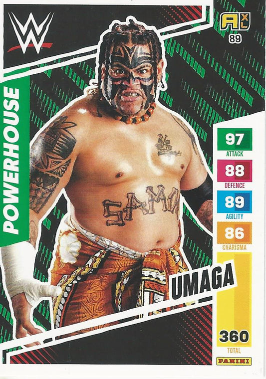 WWE Panini XL Adrenalyn 2024 Umaga #89