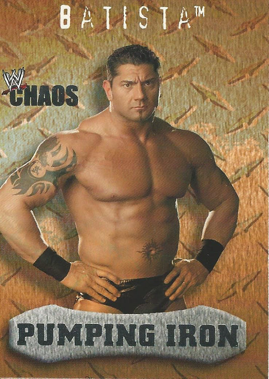 WWE Fleer Chaos 2004 Batista #89