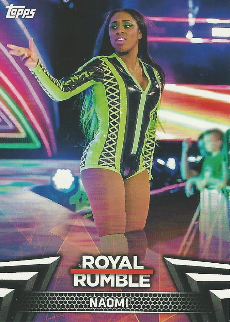 WWE Topps Women Division 2018 Naomi RR-15 trading card PW Catalog