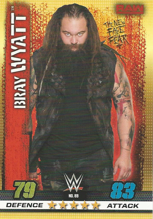 WWE Topps Slam Attax 10th Edition 2017 Bray Wyatt #89