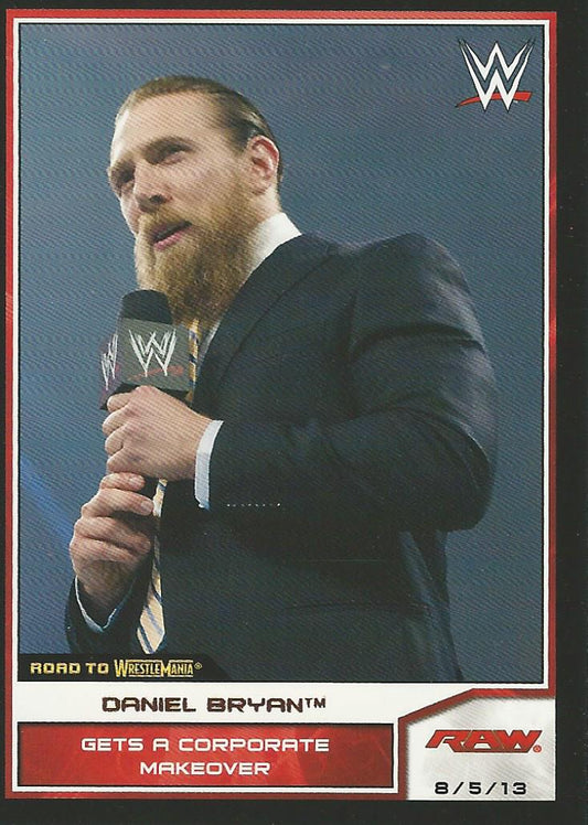 WWE Topps Road to Wrestlemania 2014 Daniel Bryan #29