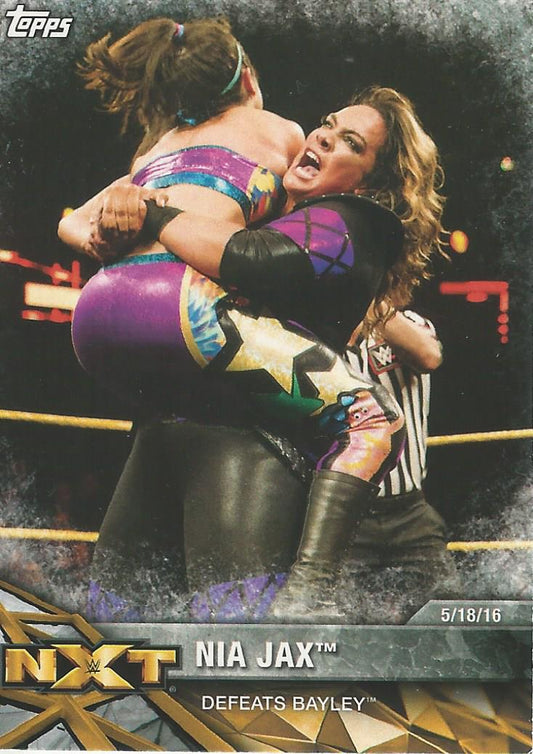 WWE Topps Women Division 2017 Nia Jax NXT-15 trading card PW Catalog