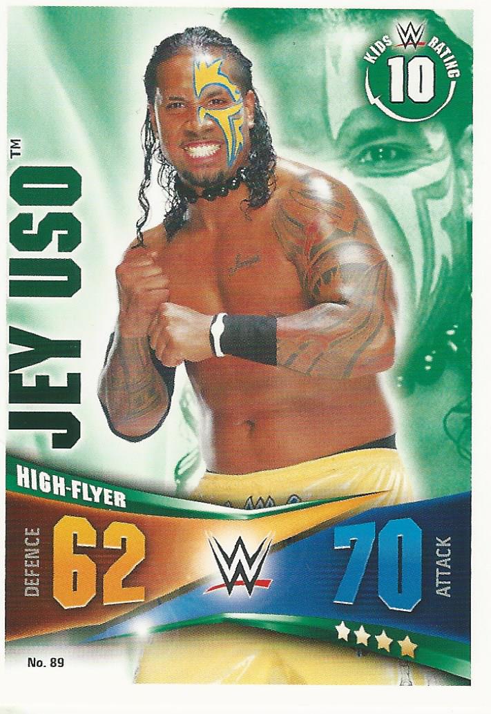WWE Topps Slam Attax Rivals 2014 Jey Uso #89
