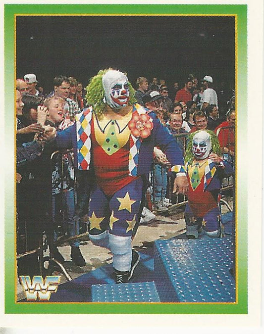 WWF Merlin Stickers 1995 Doink the Clown #89