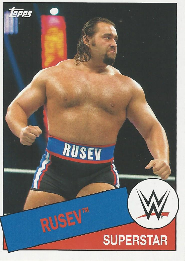 WWE Topps Heritage 2015 Rusev #89