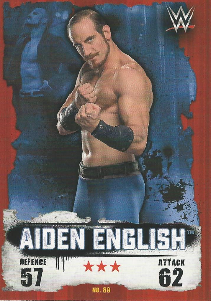WWE Topps Slam Attax Takeover 2016 Aiden English #89