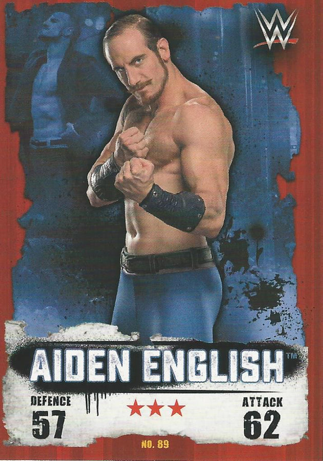 WWE Topps Slam Attax Takeover 2016 Aiden English #89