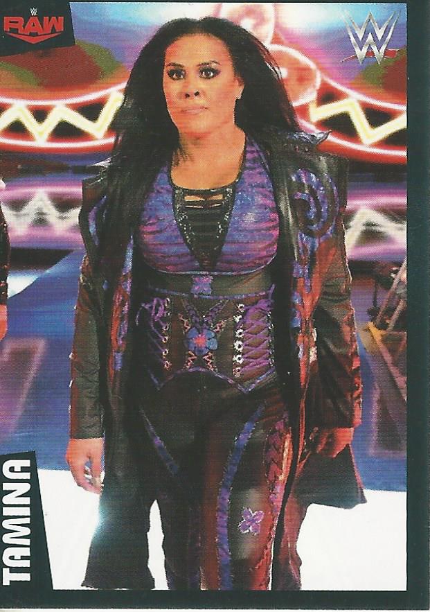 WWE Panini 2022 Sticker Collection Tamina #89