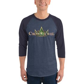 Crown Jewel Logo 3/4 Sleeve Raglan T-Shirt