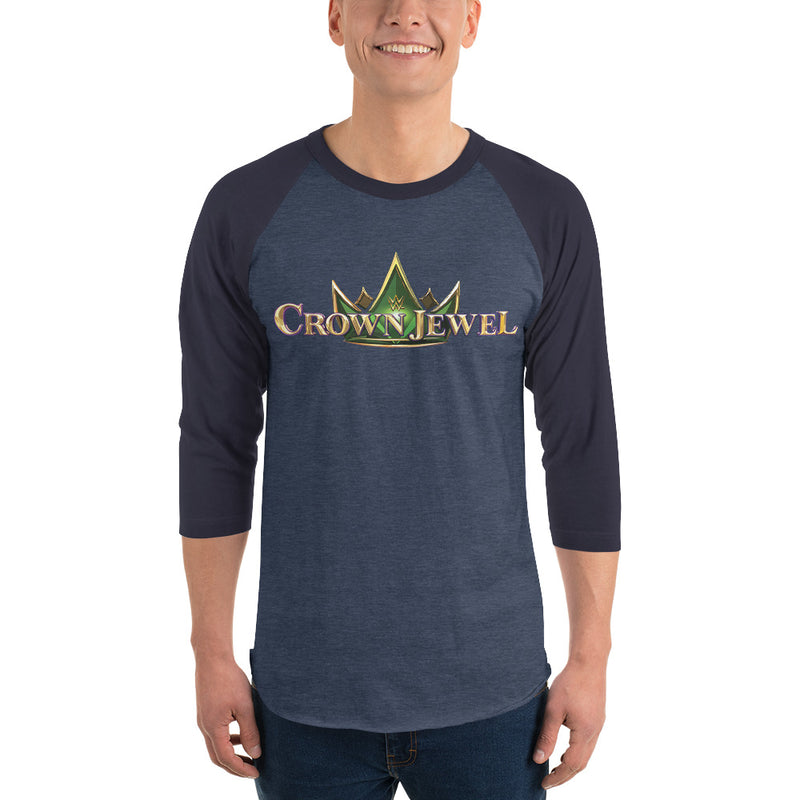 Crown Jewel Logo 3/4 Sleeve Raglan T-Shirt