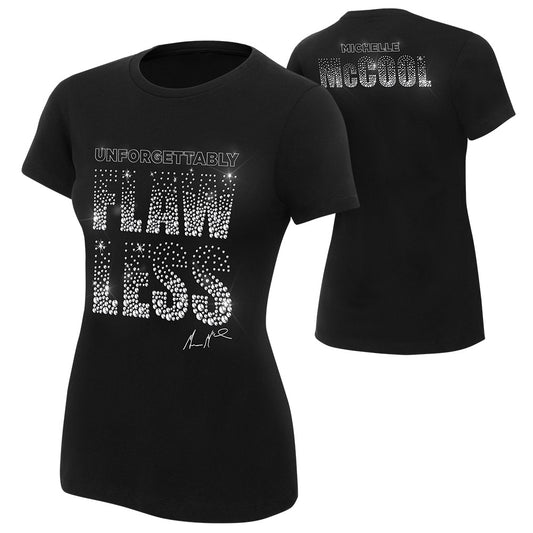 Michelle McCool "Unforgettably Flawless" Women's Authentic T-Shirt T-Shirt PW Catalog