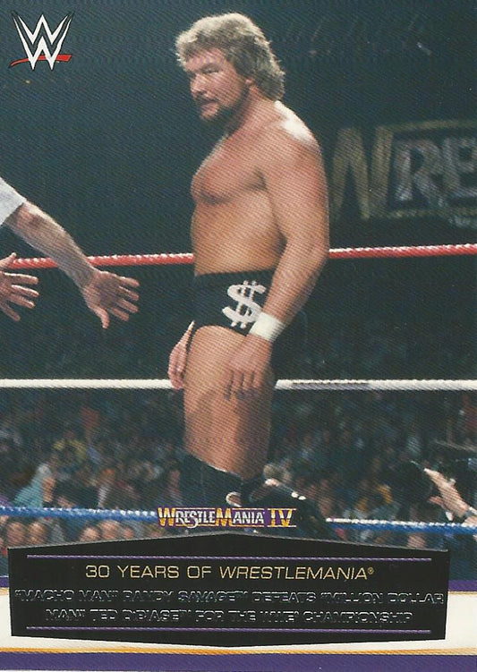 WWE Topps Road to Wrestlemania 2014 Million Dollar Man Ted Dibiase 8 of 60 trading card PW Catalog