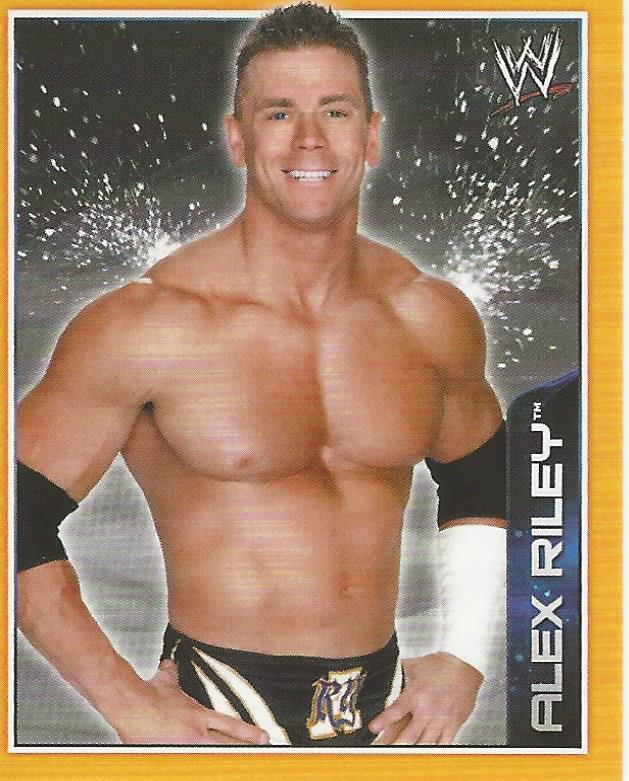 WWE Topps A-Z Sticker Collection 2014 Alex Riley #8
