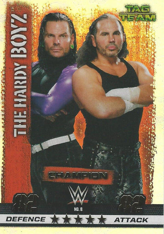 WWE Topps Slam Attax 10th Edition 2017 Champion Hardy Boyz #8