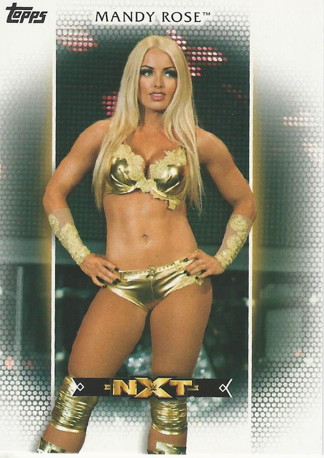 WWE Topps Women Division 2017 Mandy Rose R8 trading card PW Catalog