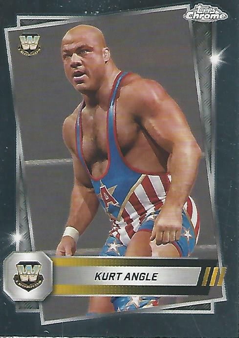 WWE Topps Chrome 2025 Trading Cards Kurt Angle No.8 PW Catalog