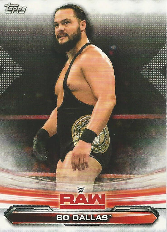 WWE Topps Raw 2019 Bo Dallas #8