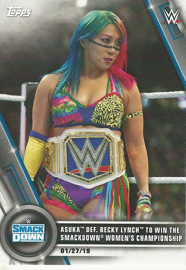 WWE Topps Women Division 2020 Asuka #8