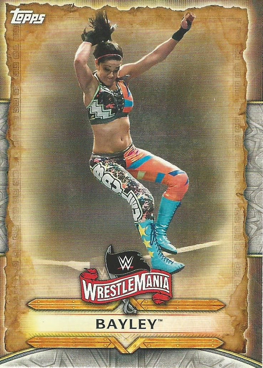 WWE Topps Road to Wrestlemania 2020 Bayley WM-8 trading card PW Catalog