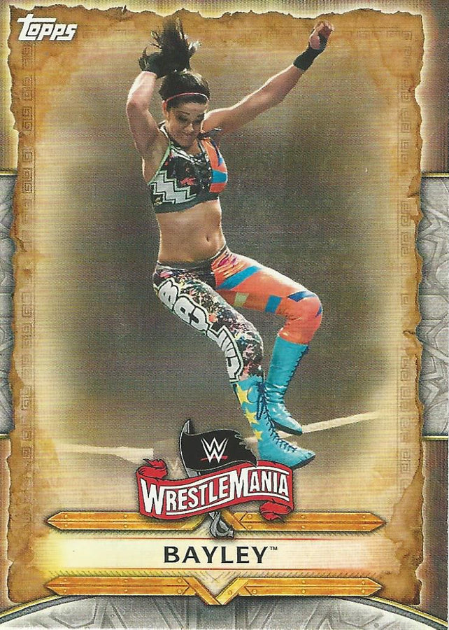 WWE Topps Road to Wrestlemania 2020 Bayley WM-8 trading card PW Catalog