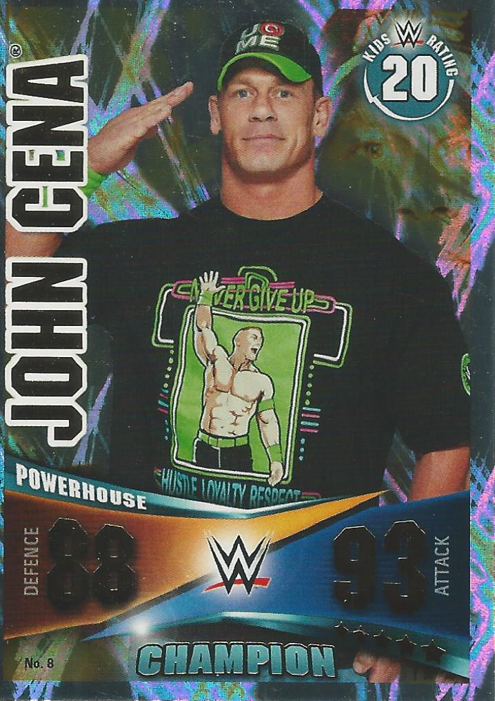 WWE Topps Slam Attax Rivals 2014 John Cena Champion #8