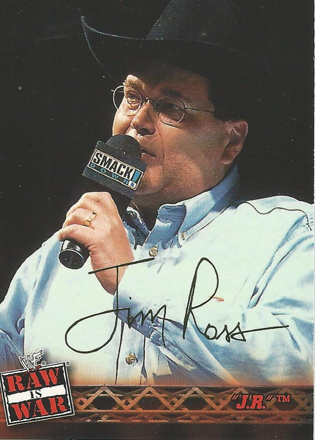 WWF Fleer Raw 2001 Jim Ross #8