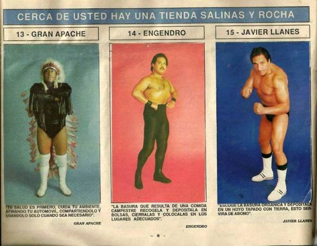 Super Album de Luchas Stickers Album 1991 From Mexico Stickers Album PW Catalog