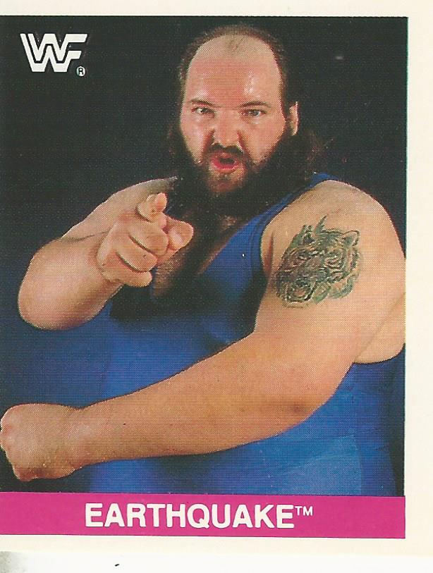 WWF Merlin Sticker Collection 1990 Earthquake #8