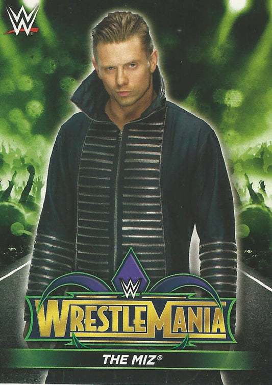 WWE Topps Road to Wrestlemania 2018 The Miz R8 trading card PW Catalog