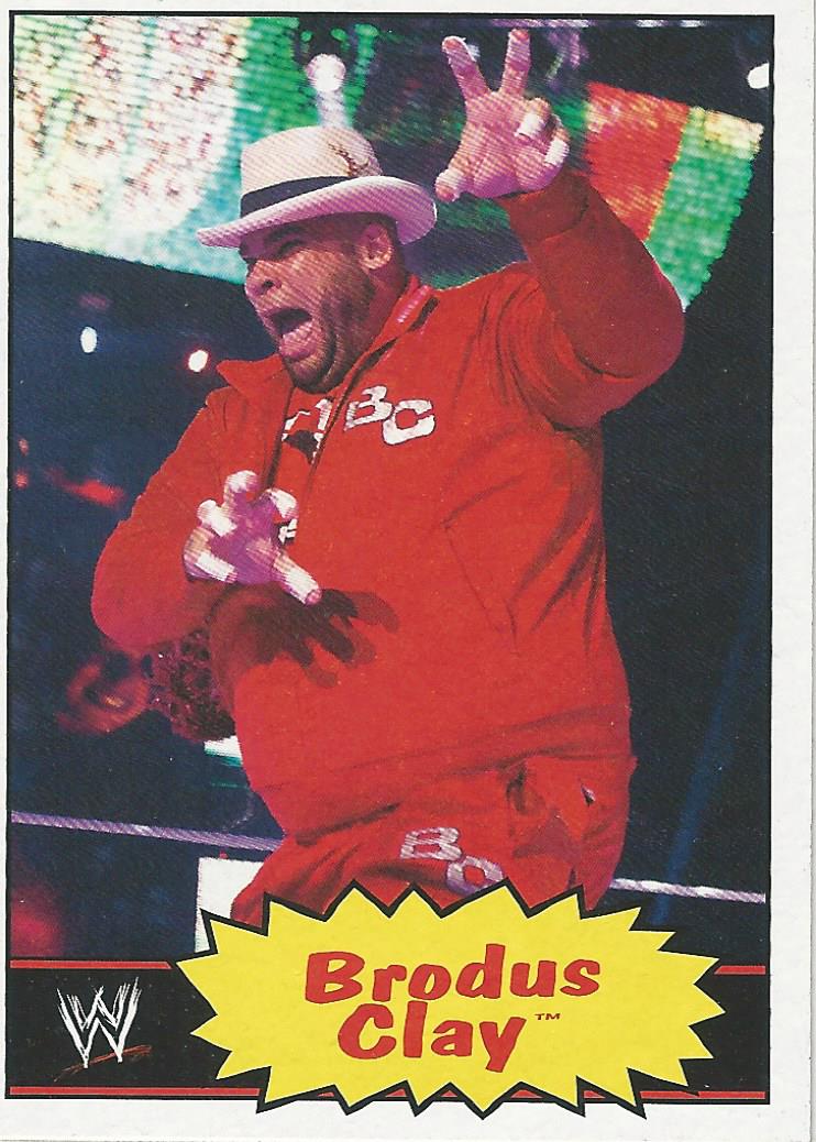 WWE Topps Heritage 2012 Brodus Clay #8