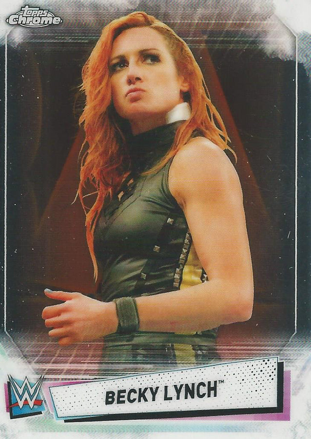 WWE Topps Chrome 2021 Becky Lynch #8