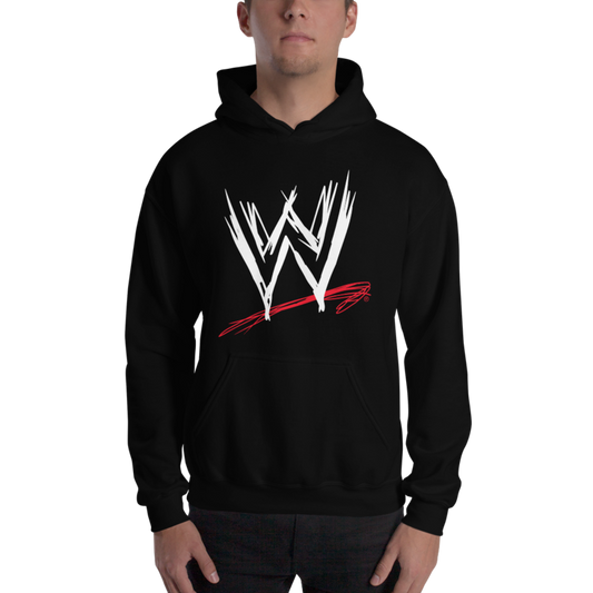 WWE Scratch Logo Pullover Hoodie Sweatshirt