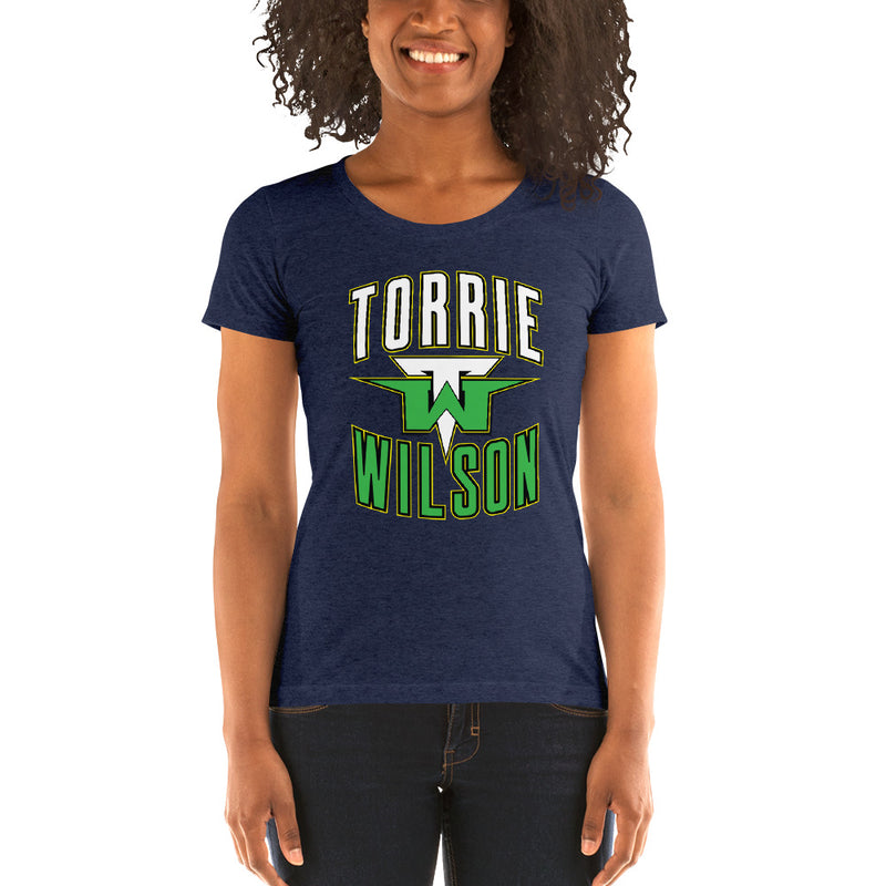 Torrie Wilson "Logo" Women's Tri-Blend T-shirt T-Shirt PW Catalog