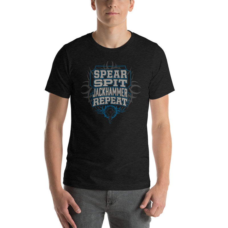 Goldberg "Spear, Spit, Jackhammer, Repeat" T-Shirt