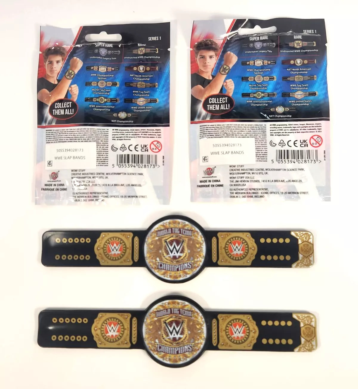 WWE World Tag Team Championship Title Slap Bands - Series 1 Blind Bag Pwcatalog