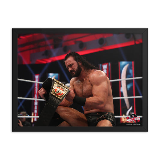 Drew McIntyre "The Moment" Framed Photo Poster Wall art PW Catalog