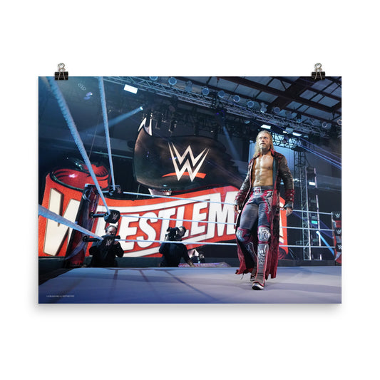 Edge "WrestleMania 36 In-Ring" Photo Poster Wall art PW Catalog