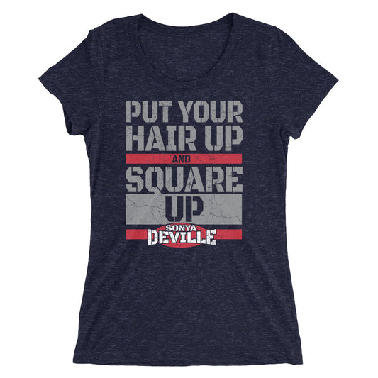 Sonya Deville "Square Up" Women's Tri-Blend T-shirt T-Shirt PW Catalog
